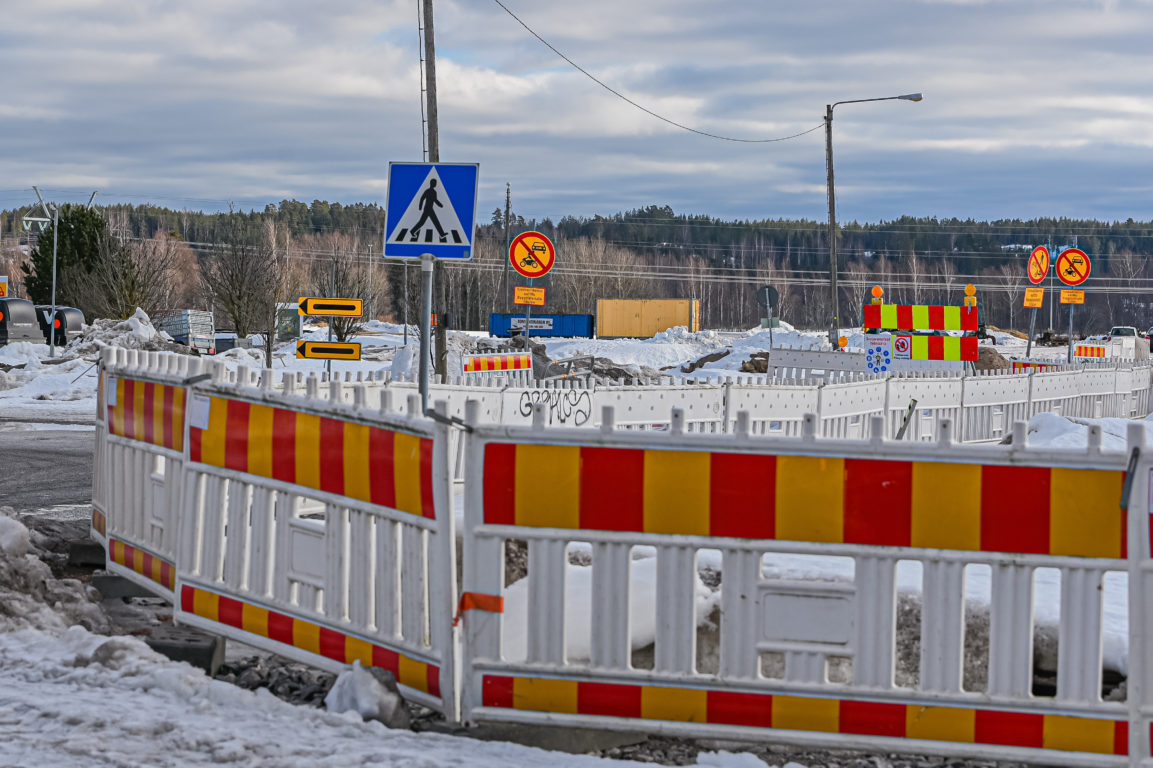 Läpp korsning på vintern