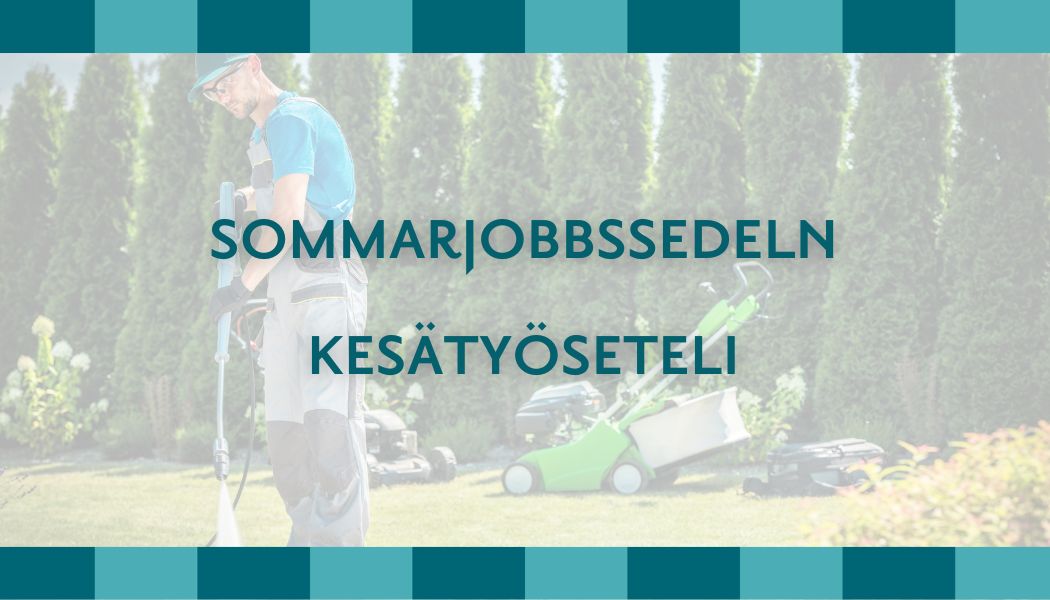 Sommarjobbssedel Kesätyöseteli